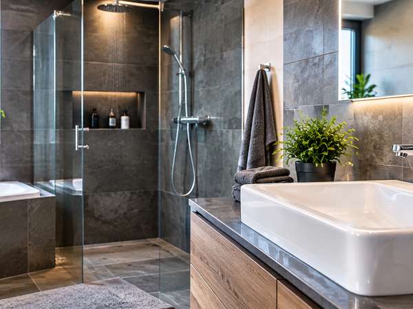 Modernes Badezimmer